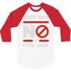 say no to civil war 3/4 Sleeve Shirt