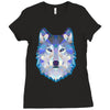 the wolf Ladies Fitted T-Shirt