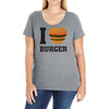 i love burger Ladies Curvy T-Shirt