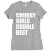 chubby girls cuddle best Ladies Fitted T-Shirt