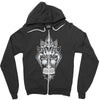 aztec aku aku Zipper Hoodie