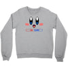 kirby gamer geek snes Crewneck Sweatshirt