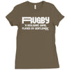 rugby a hooligans gentlemen Ladies Fitted T-Shirt