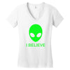 i believe alienware Women's V-Neck T-Shirt
