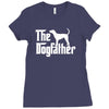 the dogfather bluetick coonhound white Ladies Fitted T-Shirt