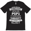 Super Cool Pops Of A Freaking Awesome Granddaughter T-Shirt