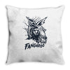 night of the fangaroo Throw Pillow