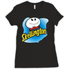 skellington Ladies Fitted T-Shirt