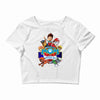 paw patrol birthday boy mom Crop Top