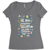 we lose ourselves in books Women's Triblend Scoop T-shirt