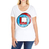 square in circle Ladies Curvy T-Shirt