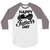happy father's day 2 3/4 Sleeve Shirt