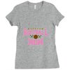 softball mom glitter Ladies Fitted T-Shirt