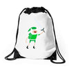 adventure time legend of zelda link Drawstring Bags