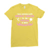 I Love Someone with Breast Cancer to The Moon and Back to Infinity Ladies Fitted T-Shirt