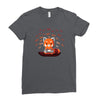 button masher Ladies Fitted T-Shirt