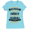 Super Cool Granddaughter Of A Freaking Awesome Grandma Ladies Fitted T-Shirt