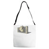 a wild pokeghost appears Adjustable Strap Totes