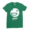 white nmp Ladies Fitted T-Shirt