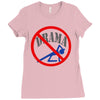 no drama Ladies Fitted T-Shirt