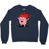 marshmallow prend feu Crewneck Sweatshirt