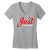 Just Play The Game Women's V-Neck T-Shirt
