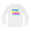 music is my drug Long Sleeve Shirts