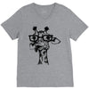 nerd giraffe V-Neck Tee