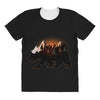Bear Adventure With Roses All Over Women's T-shirt