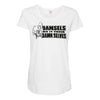 damsels do it their Maternity Scoop Neck T-shirt