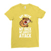 my neck my back my anxiety attack opossum guys tee Ladies Fitted T-Shirt