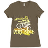 motorbike, love riding my dirtbike Ladies Fitted T-Shirt