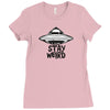 stay weird Ladies Fitted T-Shirt