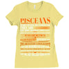 Pisceans Most Difficult Ones To Understand Zodiac Ladies Fitted T-Shirt