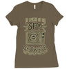 be aware of the spy crowave Ladies Fitted T-Shirt