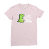 sad t rex Ladies Fitted T-Shirt