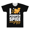 I Love Pumpkin Spice Everything All Over Men's T-shirt