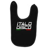 retro italo disco Baby Bibs