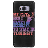 my cat and i stay in tonight Samsung Galaxy S8 Plus
