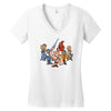 masters of the grimverse Women's V-Neck T-Shirt
