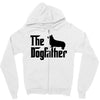 the dogfather pembroke welsh corgi Zipper Hoodie
