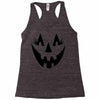 beauty face pumpkin Racerback Tank