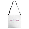 867 midnight Adjustable Strap Totes