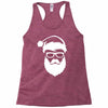 santa hipster Racerback Tank