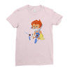 lion ow Ladies Fitted T-Shirt
