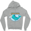 53. narwhal 025 Zipper Hoodie