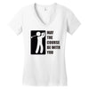 may the course be with you Women's V-Neck T-Shirt