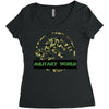 Military Morld T-Shirt Women's Triblend Scoop T-shirt