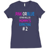 pink or blue mommy is expecting number 2 new Ladies Fitted T-Shirt
