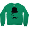 moustache gentleman Crewneck Sweatshirt